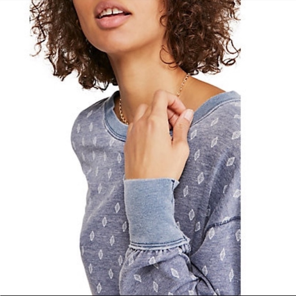 Free People Arielle Printed Top - Picture 4 of 7